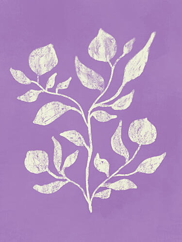 White Floral Whisper Art Print
