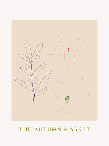 Autumn Blossoms Art Print
