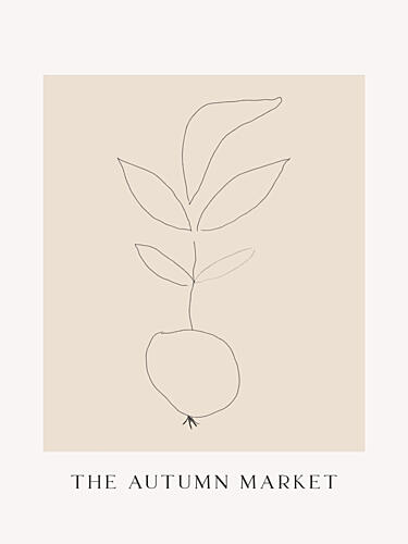 Minimal Harvest Art Print
