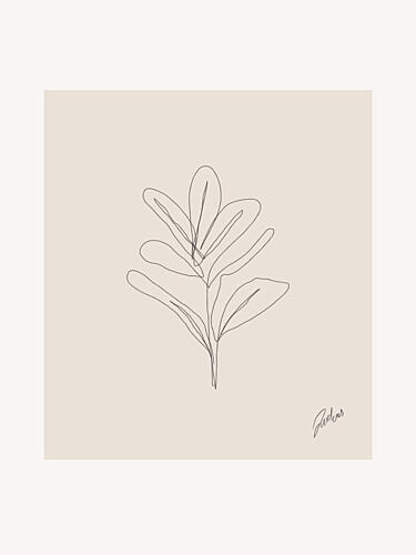 Leafy Whispers Art Print