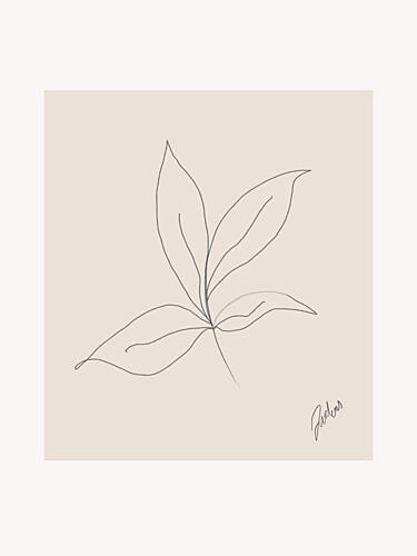 Leafy Whispers Art Print