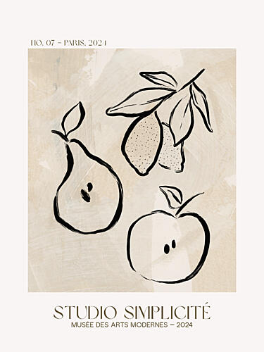 Fruitful Minimalism Art Print
