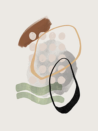 Shapes Symphony Art Print
