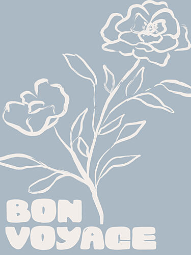 Bonvoyageblue Art Print