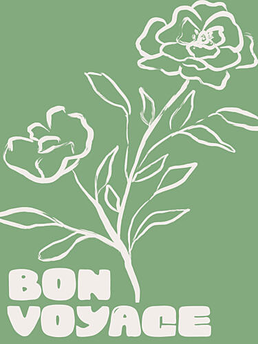 Bonvoyagegreen Art Print