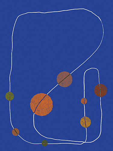 Orbiting Whimsy Art Print