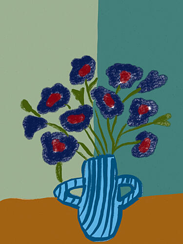 Vibrant Blossoms Art Print