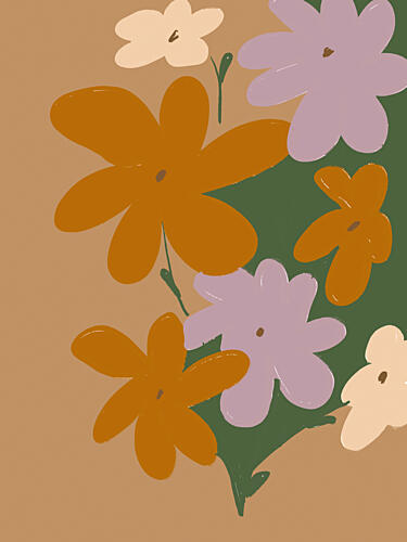 Blooming Harmony Art Print