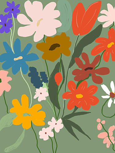 Garden Harmony Art Print