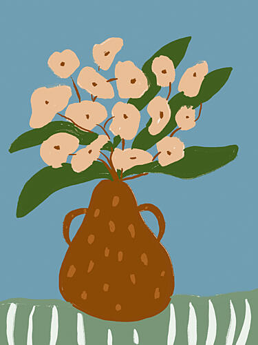 Serene Blooms Art Print