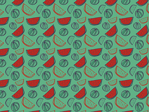 Fruit Slice Fiesta Art Print