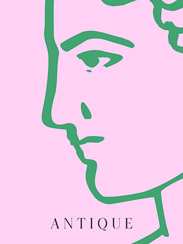 Timeless Profile Art Print