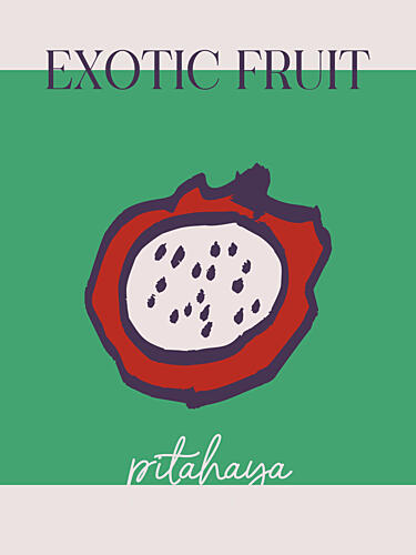 Pitahaya Delight Art Print