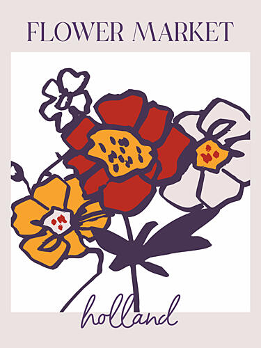 Vivid Blooms Art Print