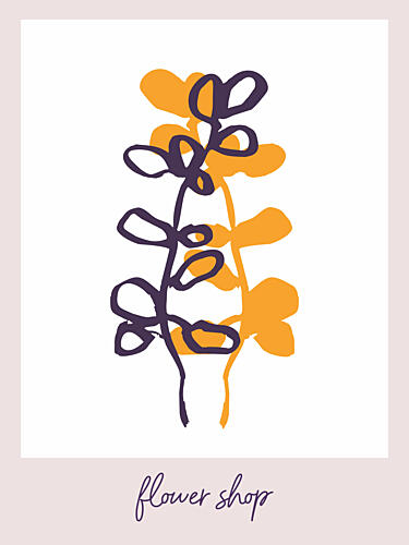 Abstract Blooms Art Print