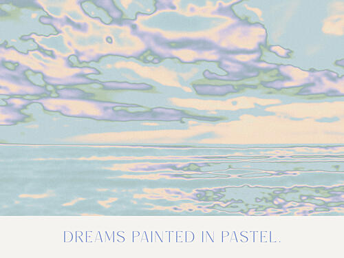 Pastel Horizon Art Print