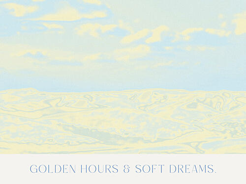 Goldenhours Art Print