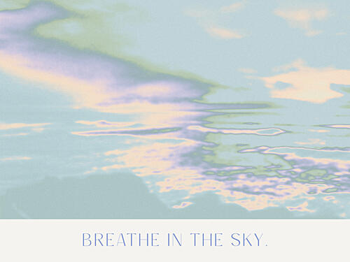 Dreamy Sky Reflection Art Print