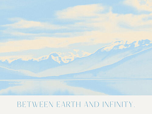 Betweenearthandinfinity Art Print