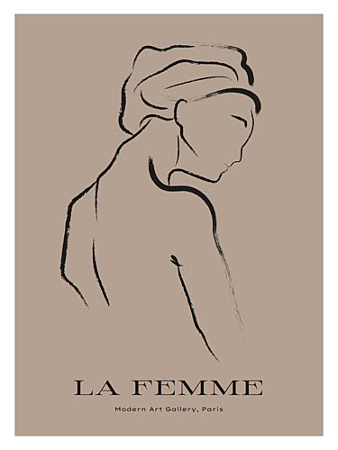 Graceful Silhouette Art Print