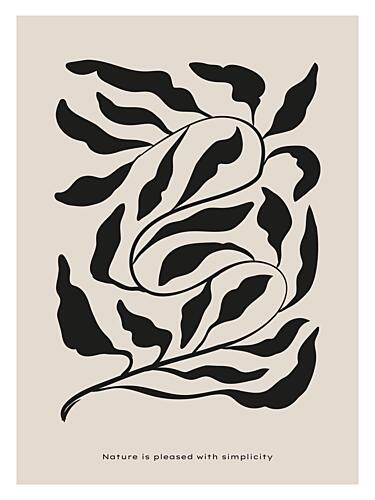 Flowing Leaves Art Print