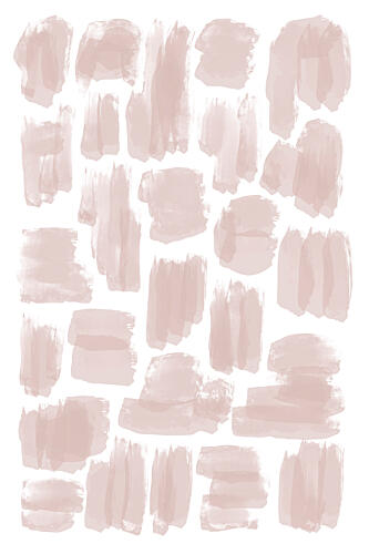 Warm Neutral Brushstrokes Art Print by Martina
