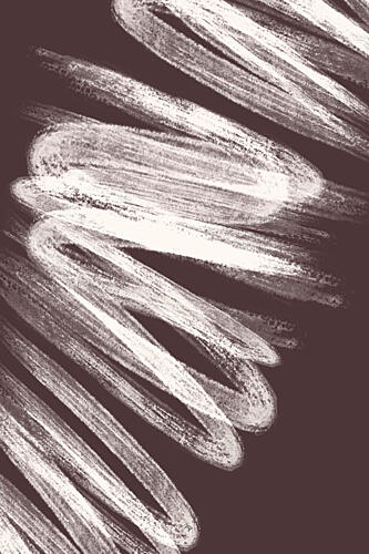 White Brushstrokes Art Print by Martina