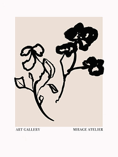Petal Silhouettes Art Print