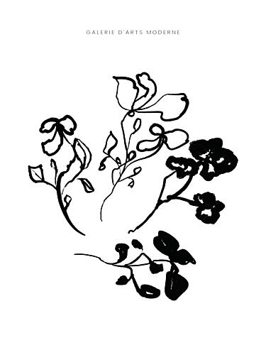 Ink Blooms Dance Art Print