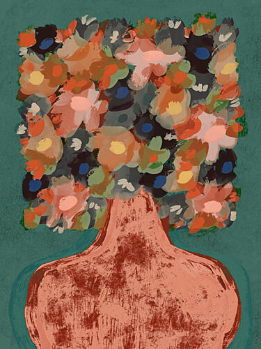 Blooming Thoughts Art Print