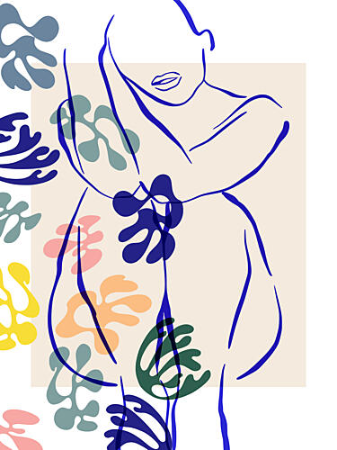 Floral Harmony Art Print