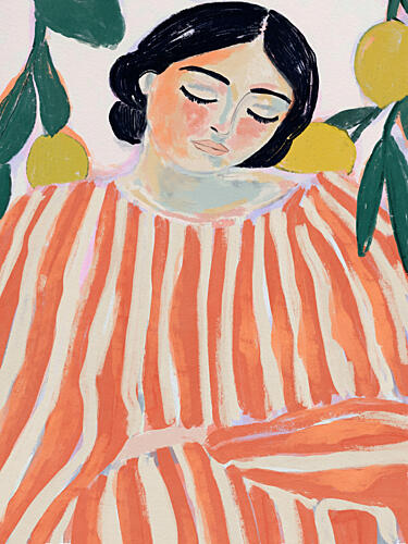 Lemon Dreams Art Print