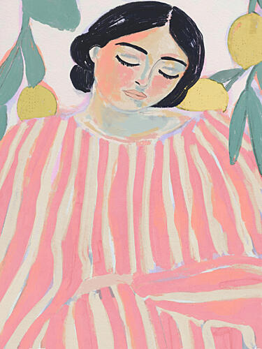 Lemon Daydream Art Print