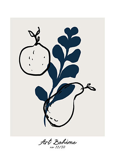 Minimalist Harvest Art Print