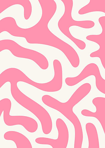 Fluid Pastel Swirls Art Print by Bainai