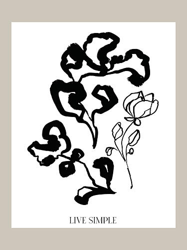 Ink Blooms Art Print