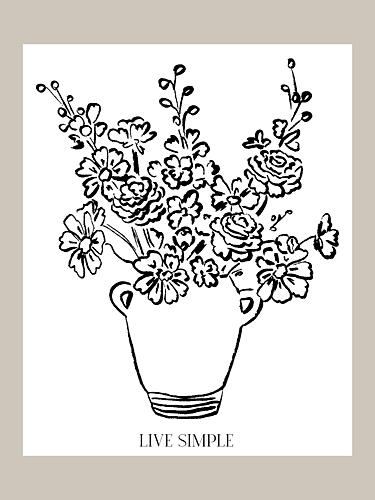 Serene Blooms Art Print
