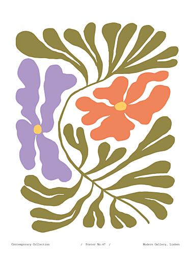 Floral Harmony Art Print