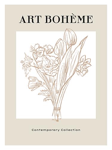 Bohemian Blossoms Art Print