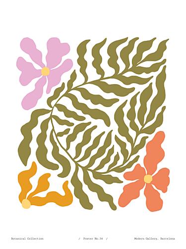 Floral Harmony Art Print