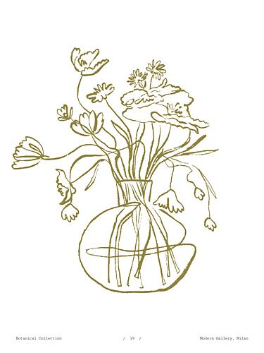Vase of Wild Blooms Art Print