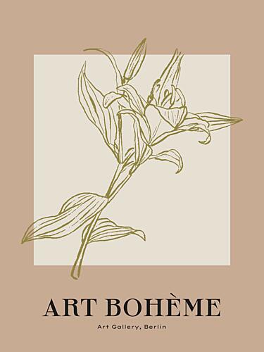 Leafy Elegance Art Print