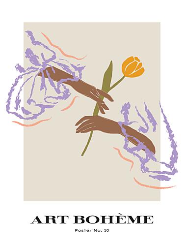 Graceful Exchange Art Print