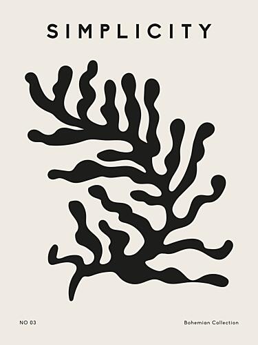 Flowing Silhouettes Art Print
