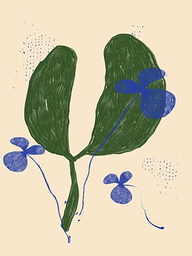 Serene Botanicals Art Print
