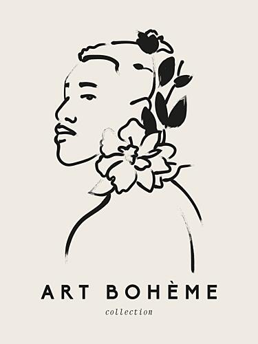 Floral Silhouette Art Print