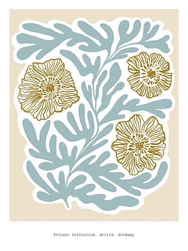 Floral Harmony Art Print