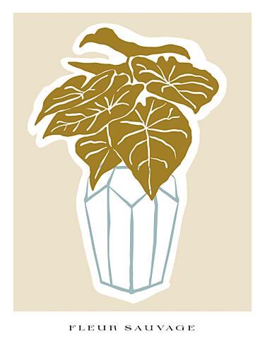 Wild Leaf Elegance Art Print