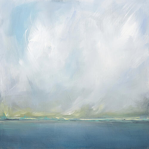 Serene Peaceful Horizon Art Print