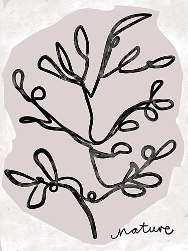 Fluid Branches Art Print